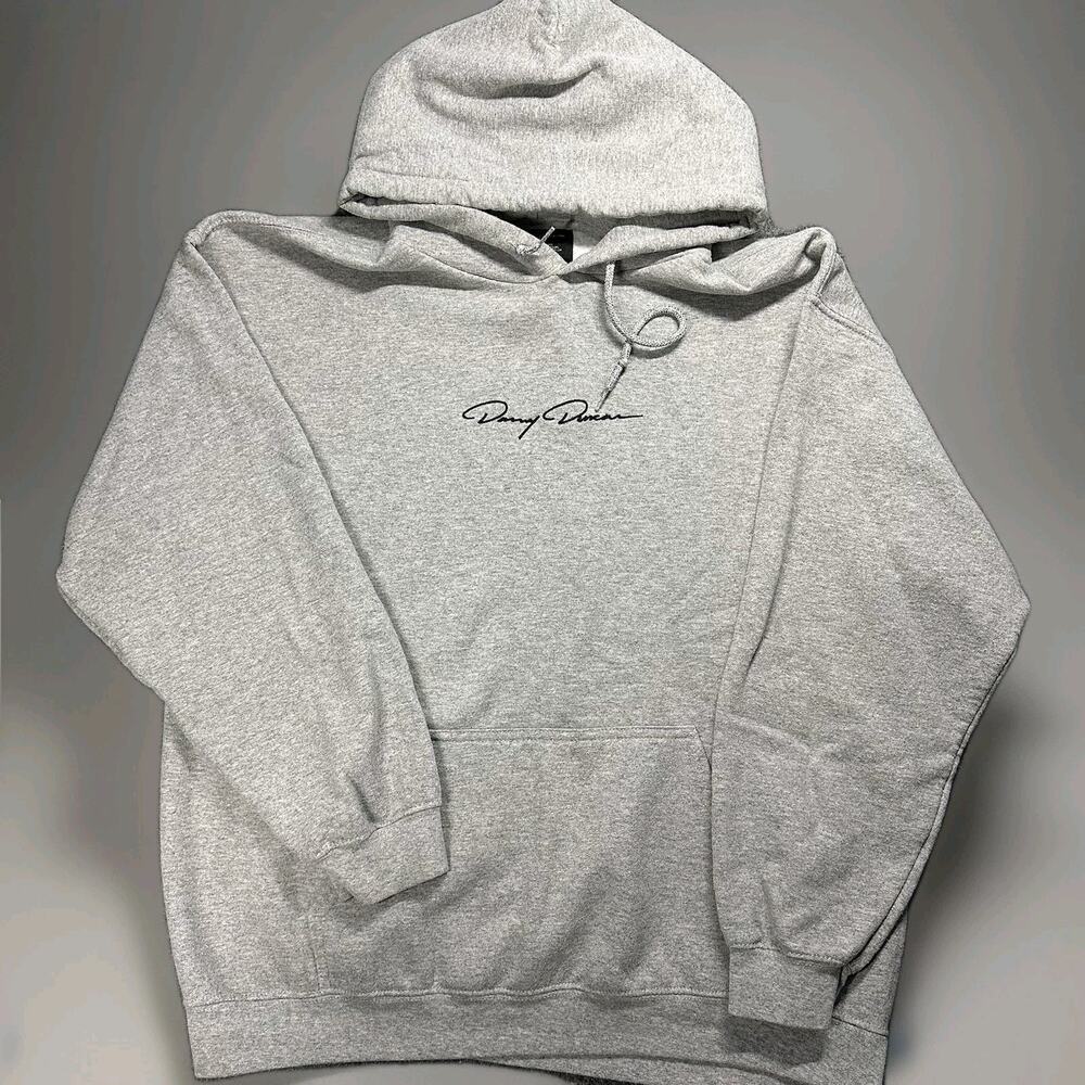 Danny Duncan Hoodie Mens Sz (Lg) Gray Embroidered Tour Pullover Sweater YouTube